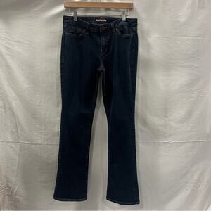 Tommy Hilfiger Bootcut Jeans Womens 10 Regular Dark Wash Basic Classic Simple